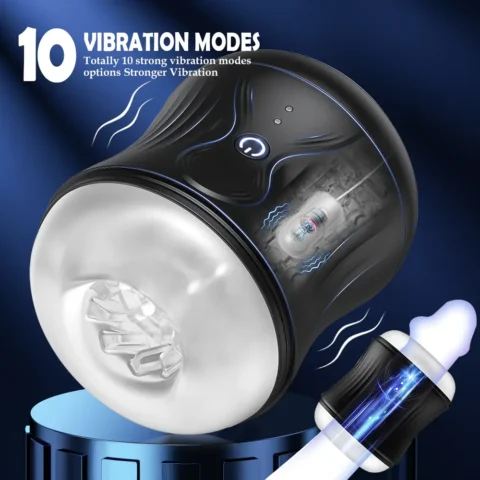 Automatic Male Masterburtors Oral Sex Machine Realistic Vagina Mouth Vibrator Toys Small Electric Silicone Massager Blowjob